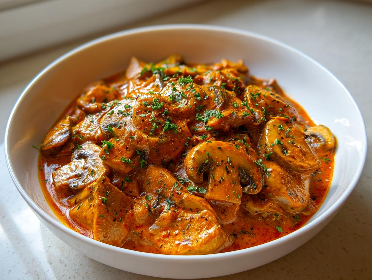 Hungarian Mushroom Paprikash (30 Min)