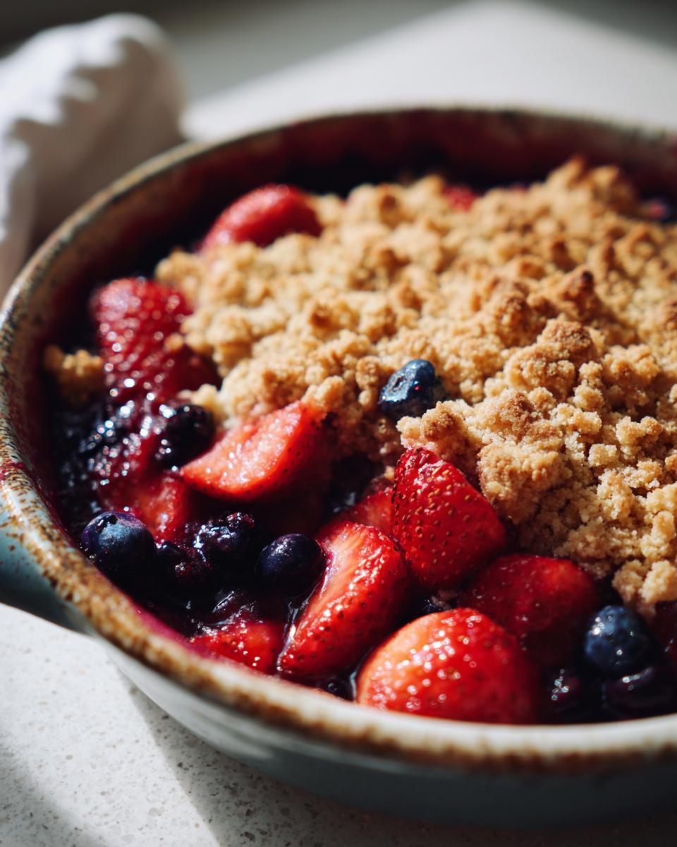 Individual Berry Cobbler - detail 2