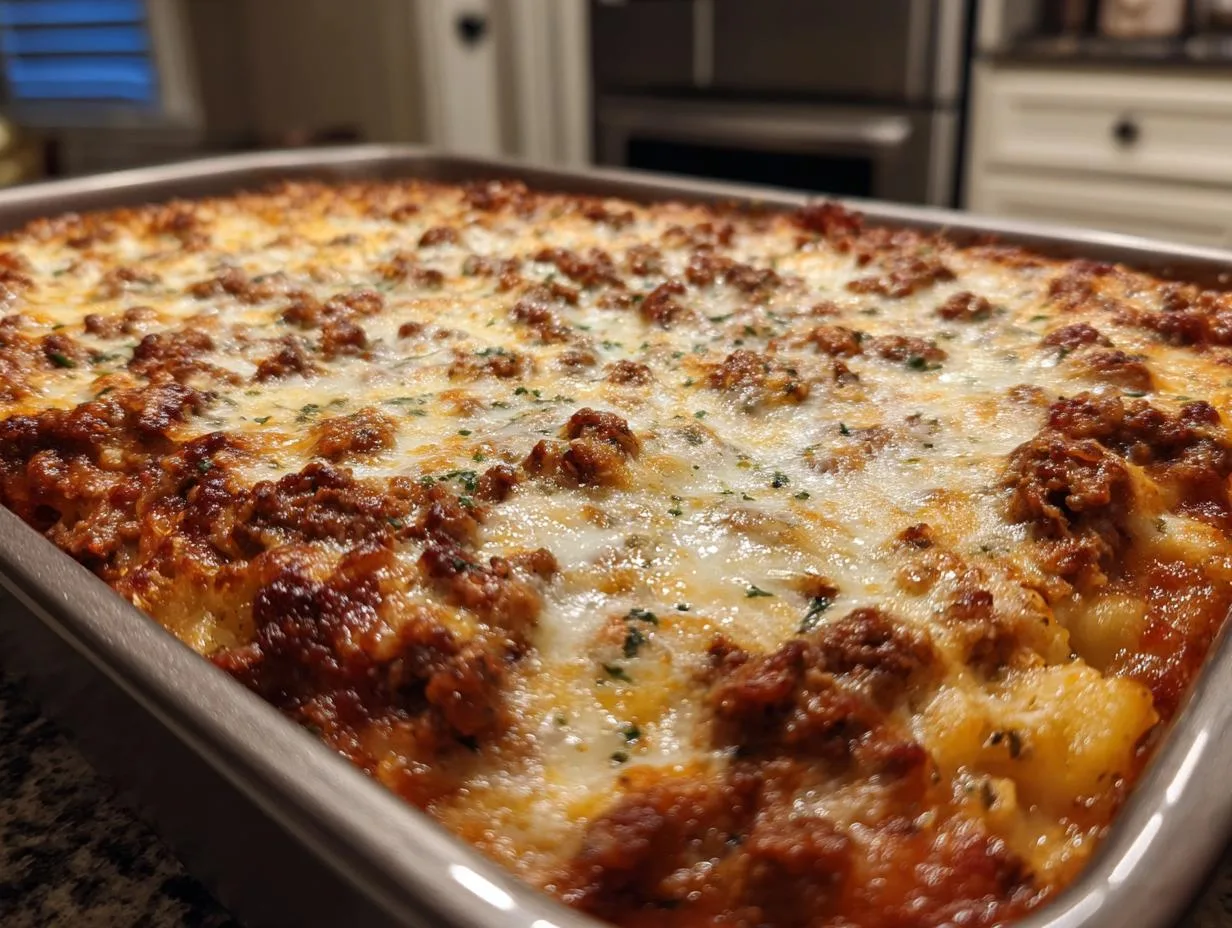 Italian Sausage and Gnocchi Bake