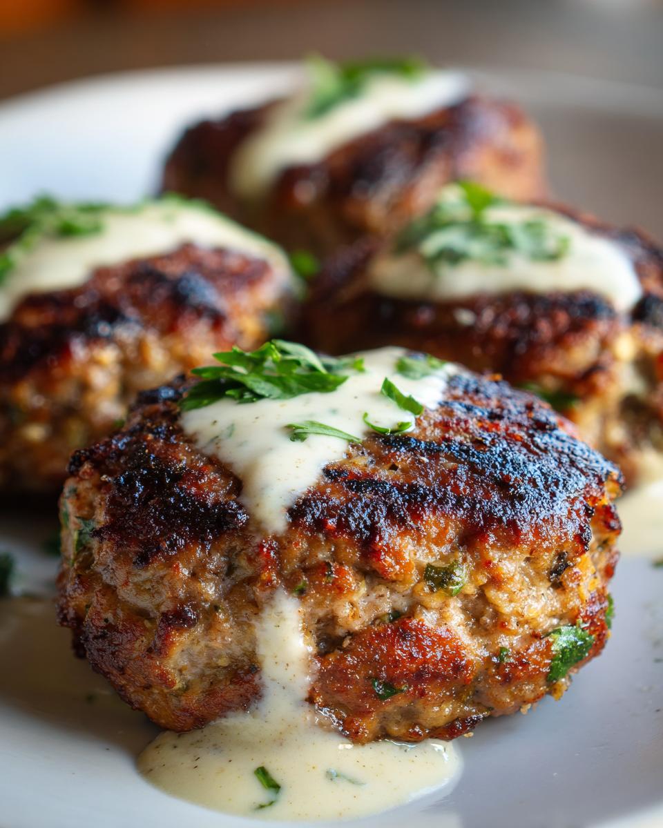 Lebanese Lamb Kofta with Tahini Sauce - detail 1