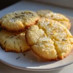 Lemon Lavender Shortbread Cookies