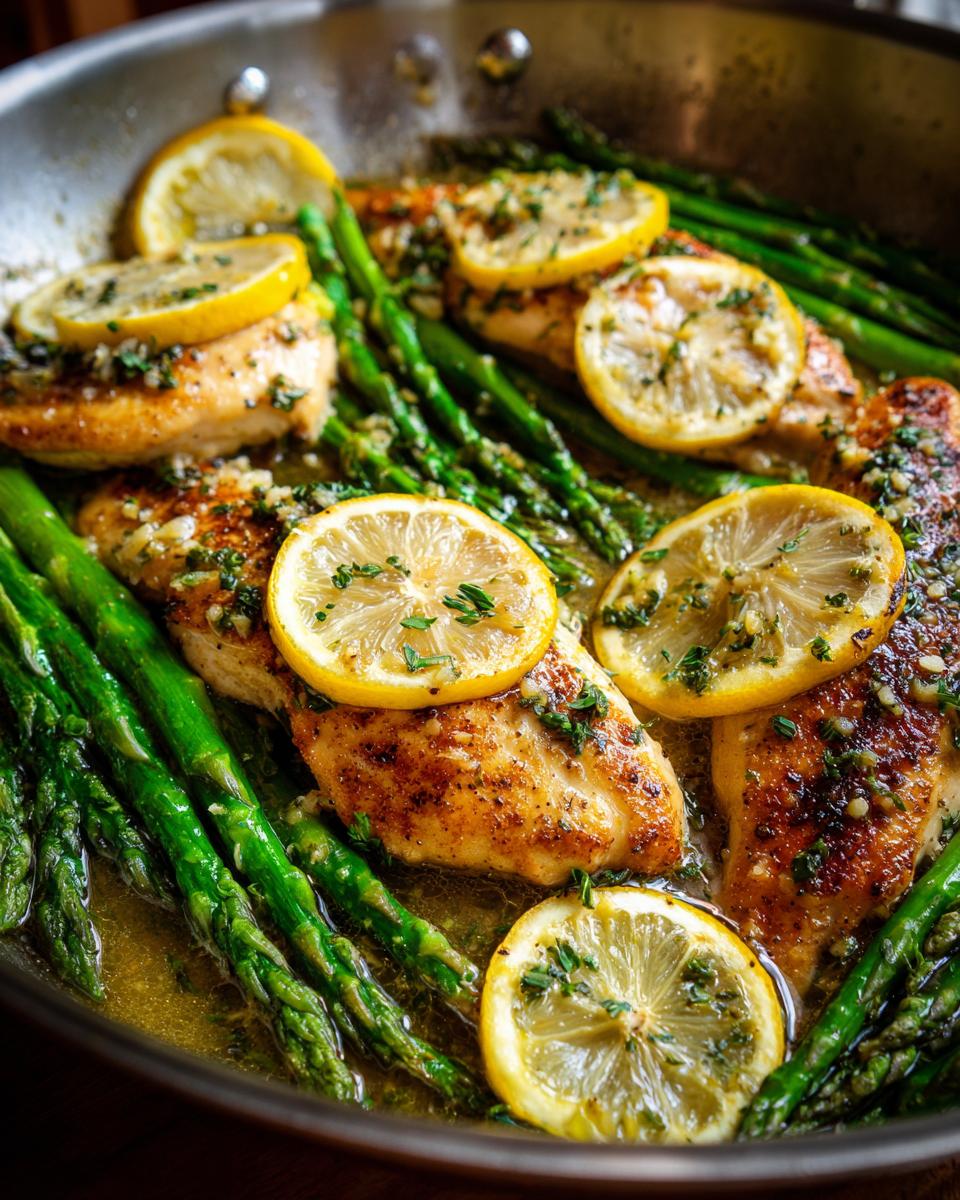 One-Pan Lemon Herb Chicken and Asparagus - detail 1