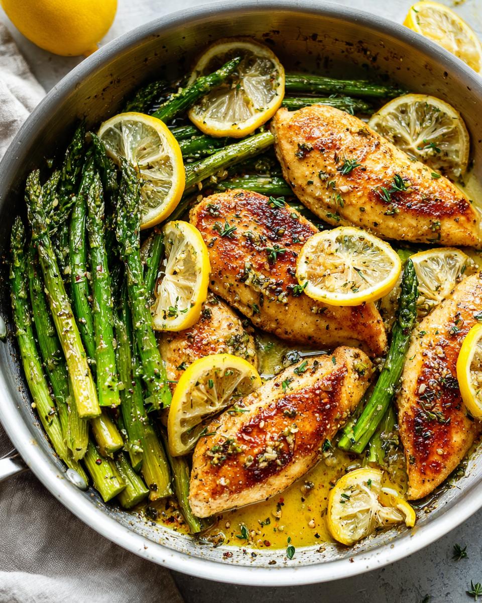 One-Pan Lemon Herb Chicken and Asparagus - detail 2