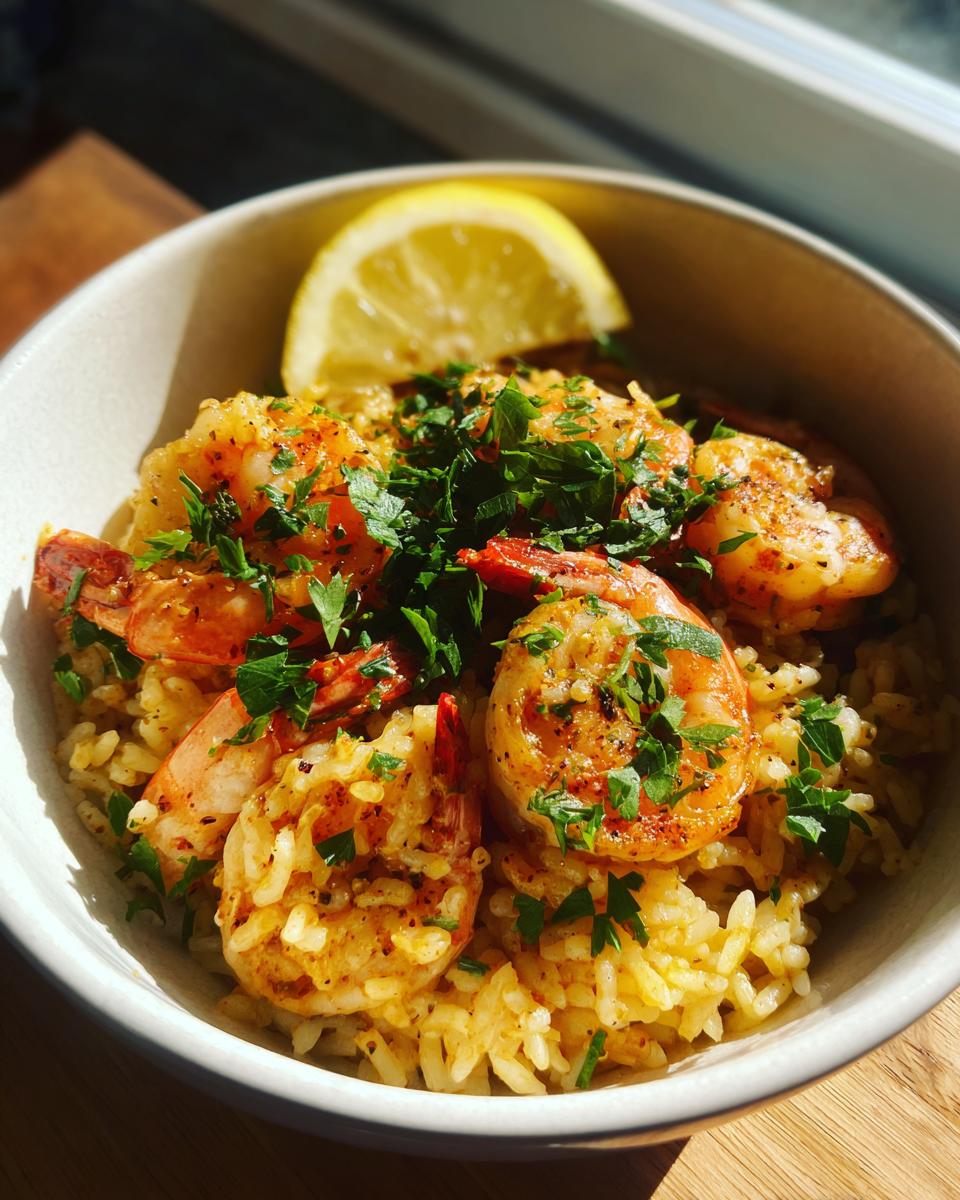 One-Pot Saffron Shrimp and Rice - detail 1