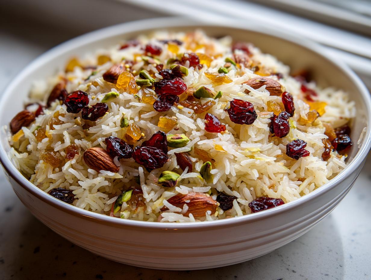 Persian Jeweled Rice in 3 Ingredients