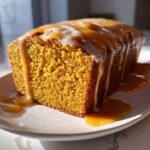 Pumpkin Bread with Salted Brown Butter Glaze