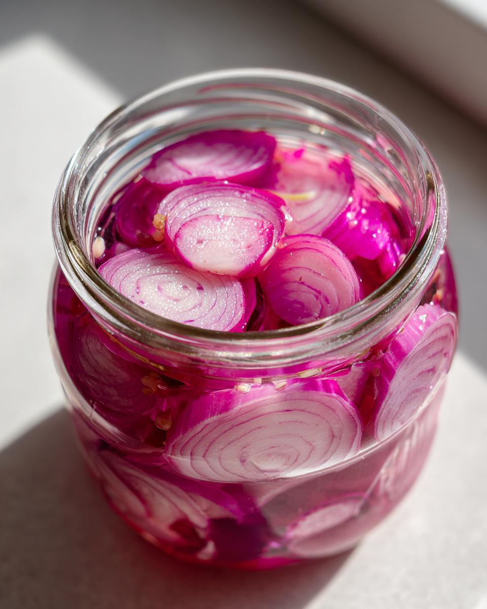 Quick-Pickled Red Onions - detail 1