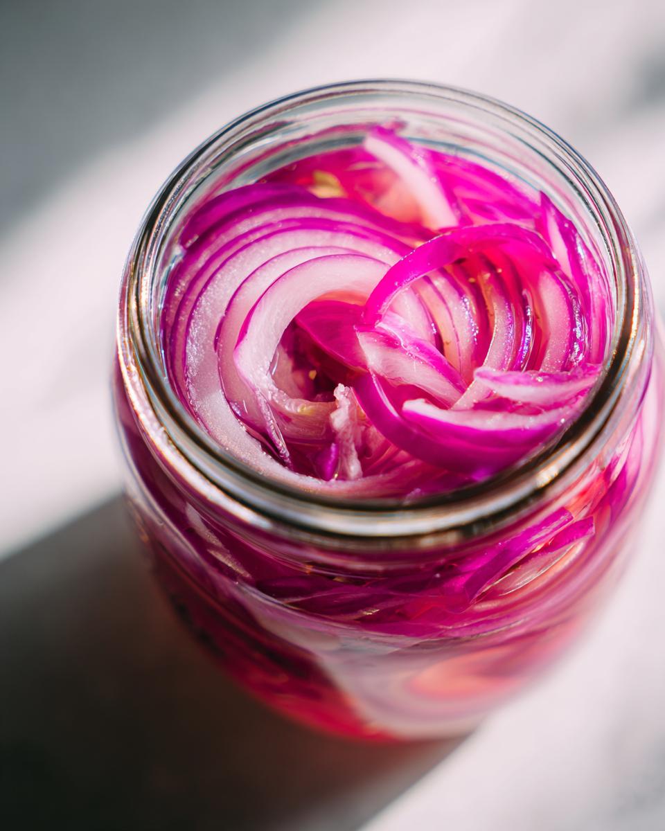 Quick-Pickled Red Onions - detail 2