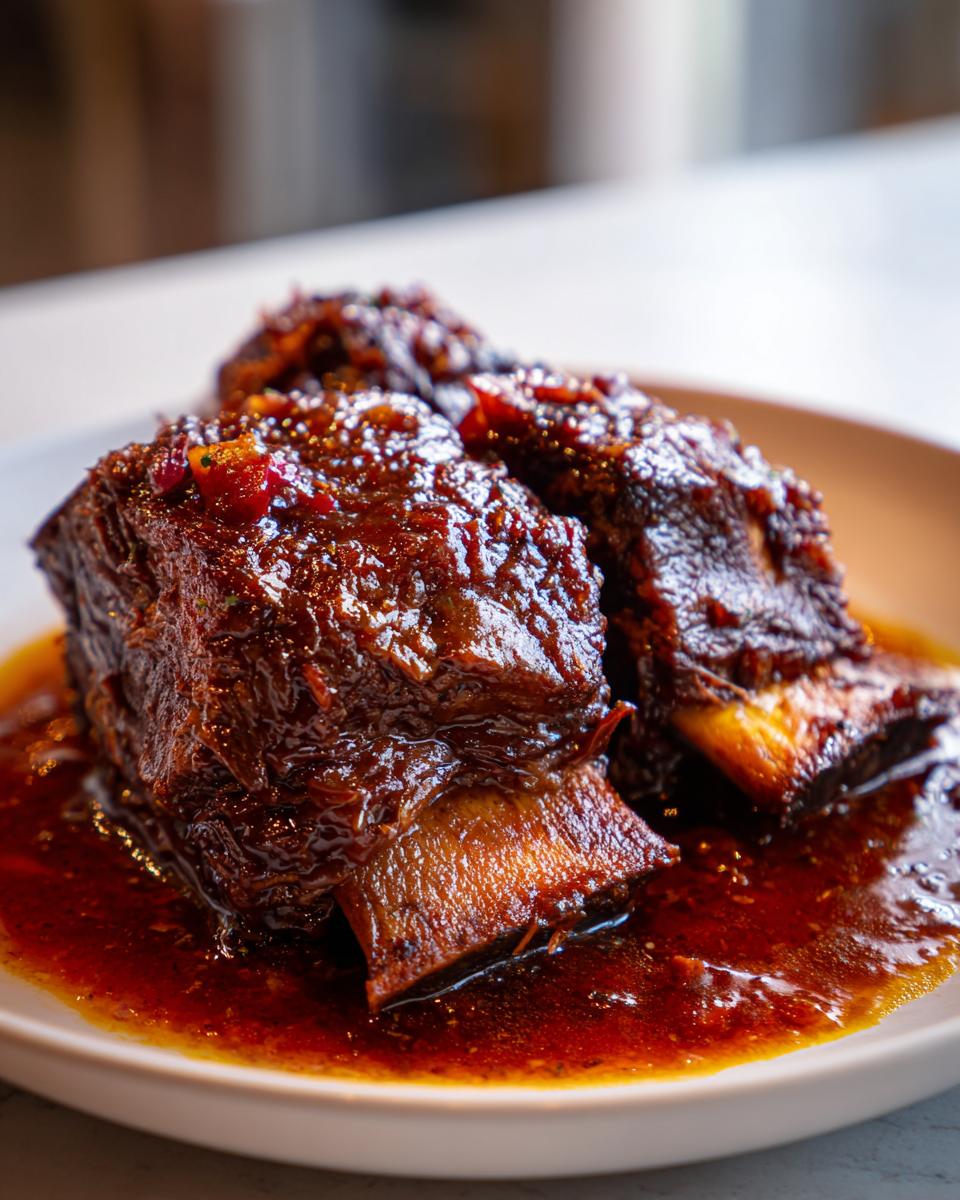 Red Wine-Braised Short Ribs - detail 2