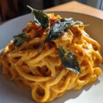 Sage Brown Butter Pumpkin Pasta Alfredo