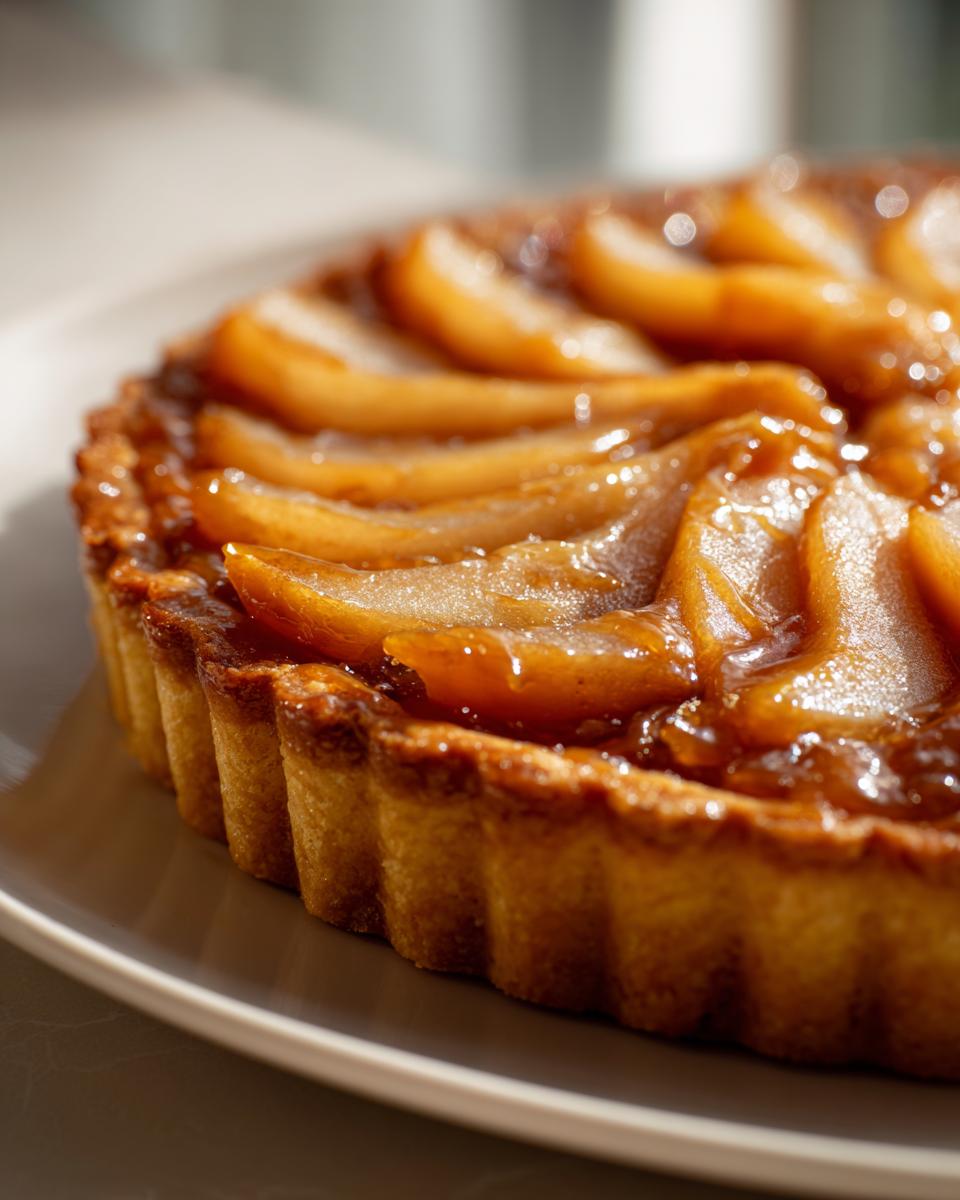 Salted Caramel Pear Tart - detail 1