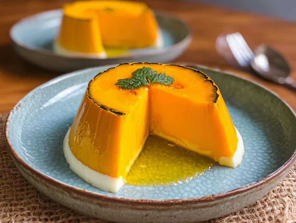 Sangkaya Faktong: Creamy Thai Pumpkin Custard Bliss