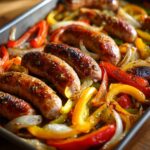 Sheet-Pan Sausage and Peppers