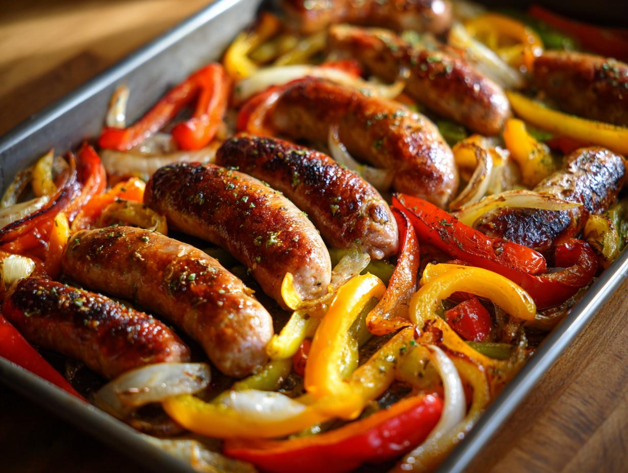 35-Minute Sheet-Pan Sausage and Peppers – Effortless Bliss!