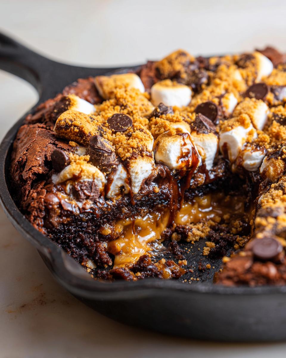 Skillet S'mores Brownie - detail 1
