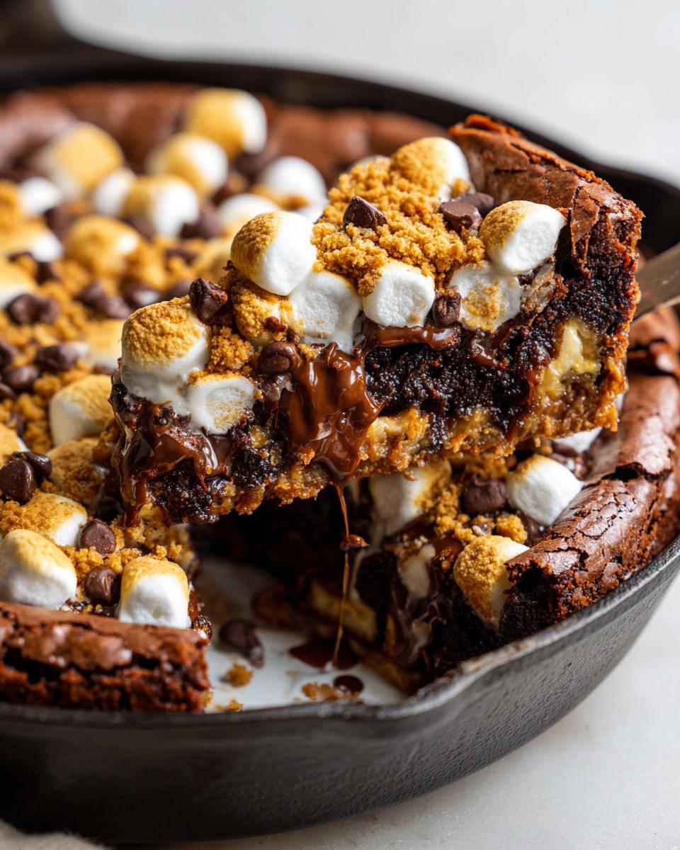 Skillet S'mores Brownie - detail 2