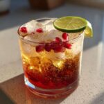 Smoky Black Pomegranate Cocktail