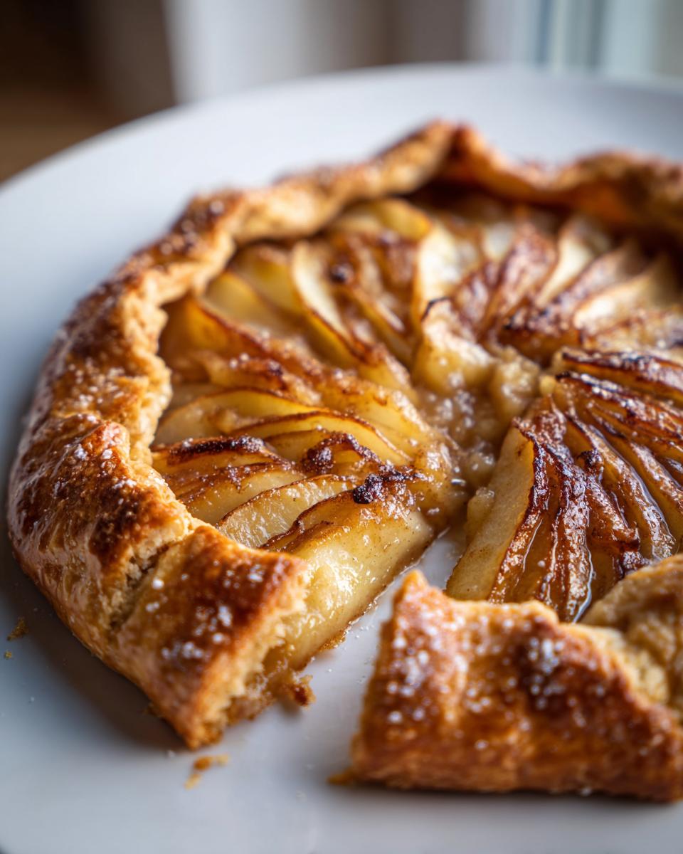 Spiced Pear Galette - detail 1