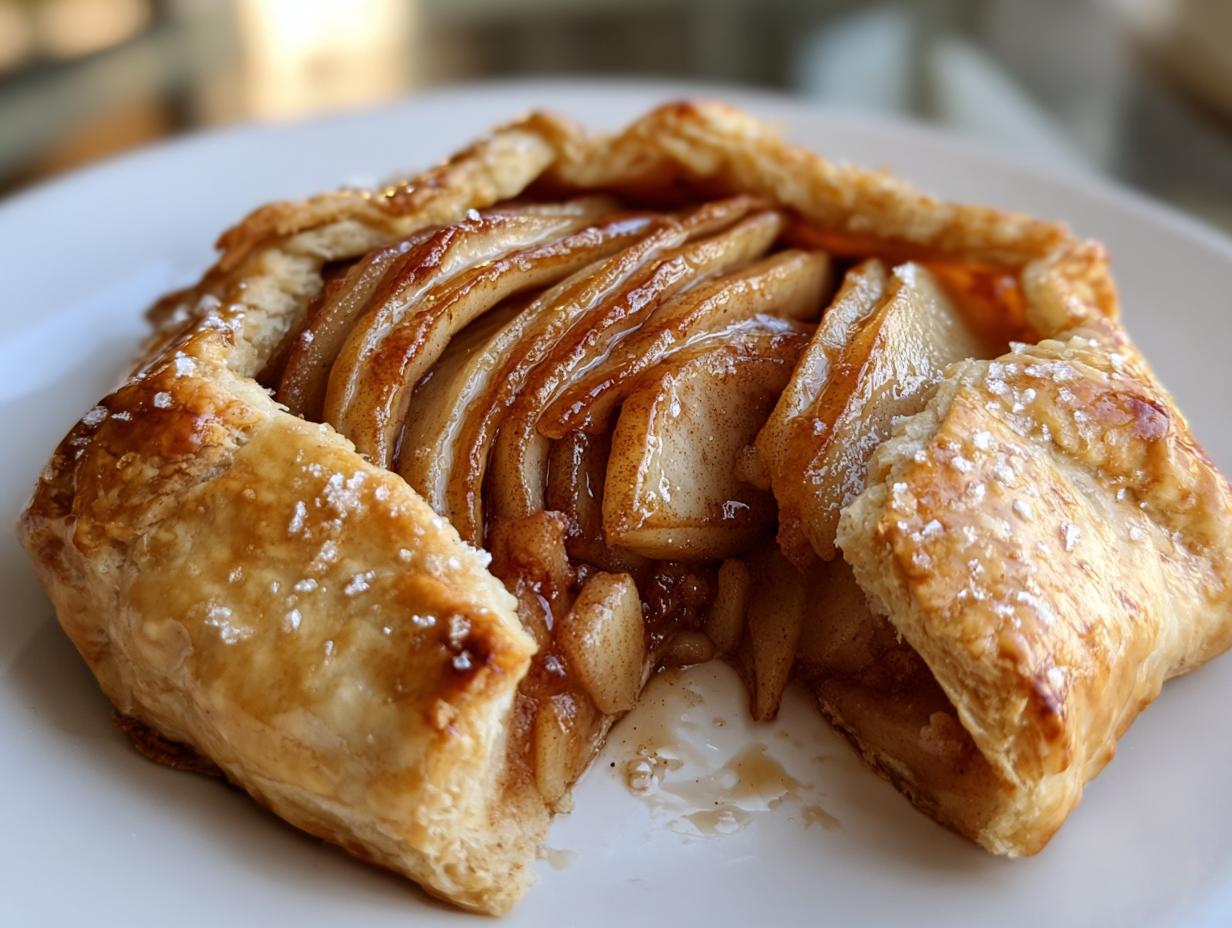 Irresistible Spiced Pear Galette Recipe in 3 Easy Steps