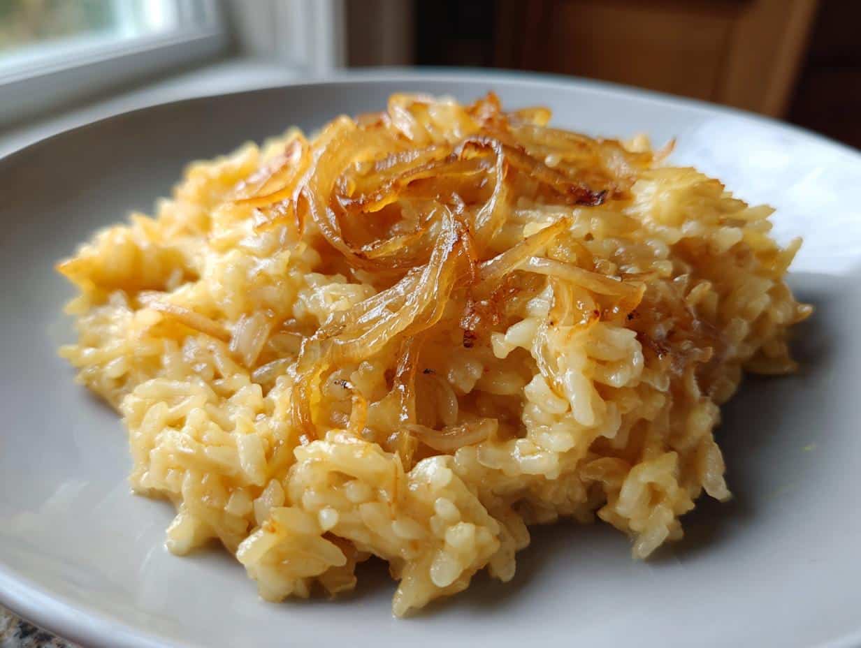 Irresistible Stick-of-Butter French Onion Rice in 30 Minutes