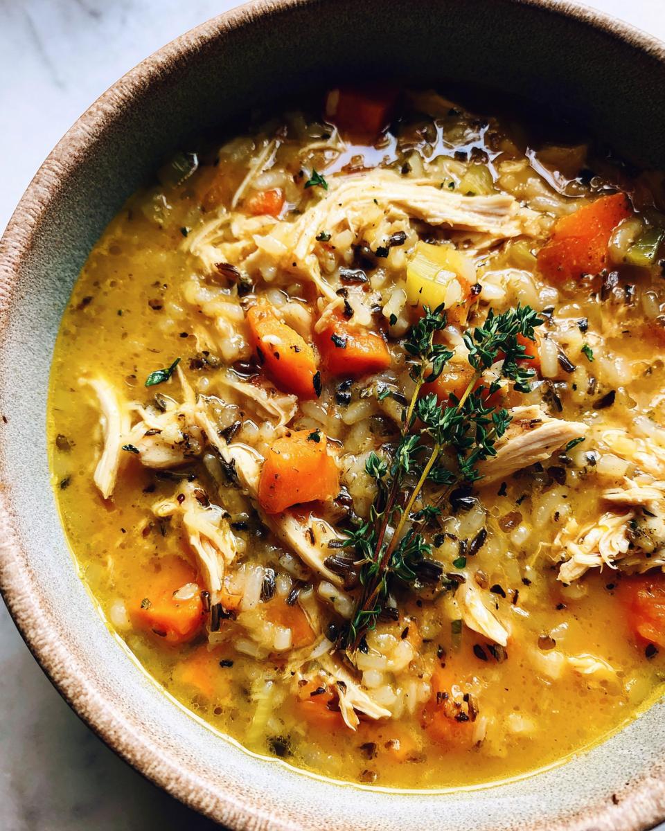 Turkey and Wild Rice Soup - detail 1