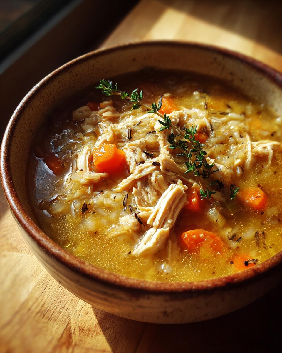 Turkey and Wild Rice Soup - detail 2