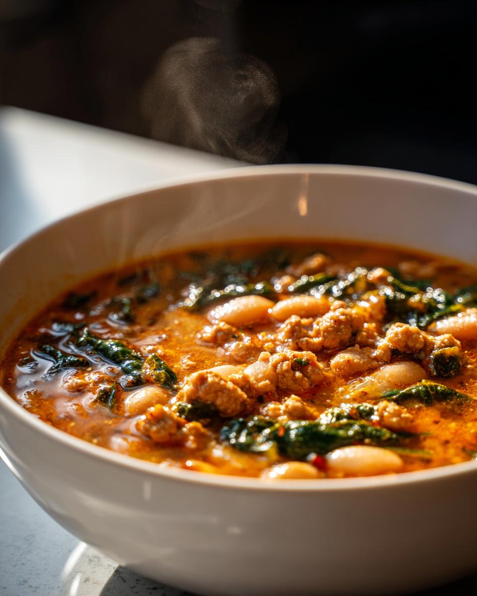 White Bean and Kale Turkey Chili - detail 1