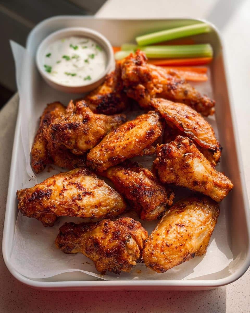 air fryer chicken wings recipe - detail 1