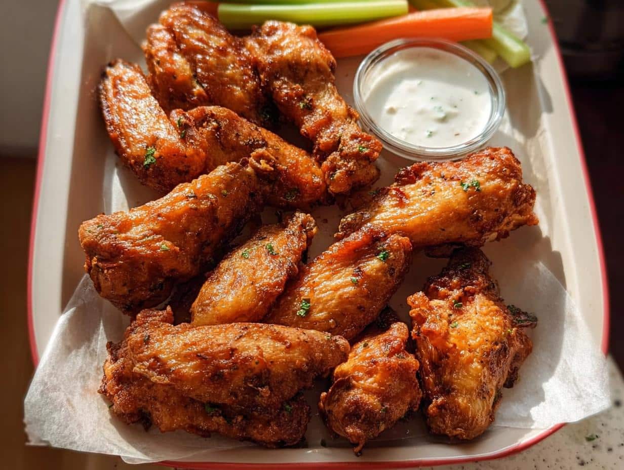 Ultra-Crispy Air Fryer Chicken Wings Recipe in 30 Minutes