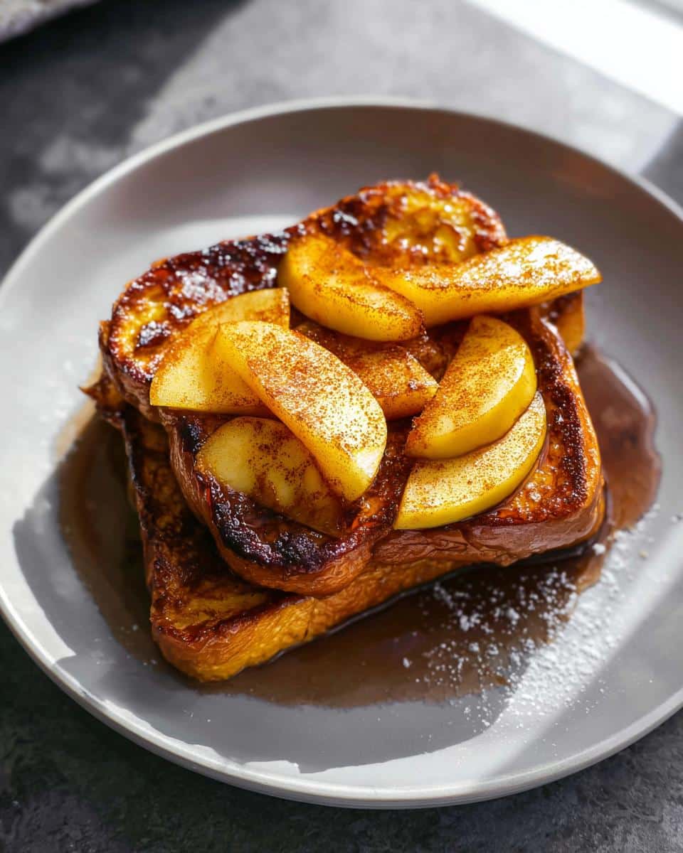 apple cinnamon french toast recipe - detail 1