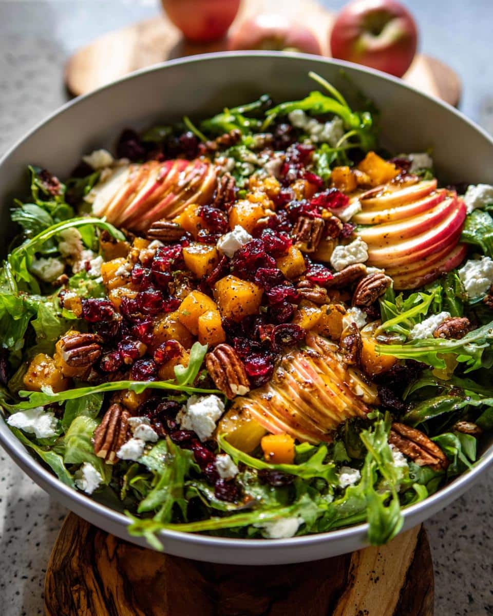 autumn harvest salad recipe - detail 2
