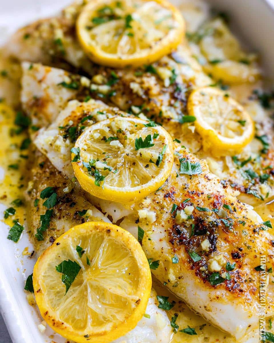 baked fish with lemon recipe - detail 1