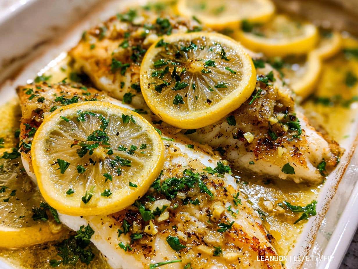 Irresistible 20-Minute Baked Fish with Lemon Recipe