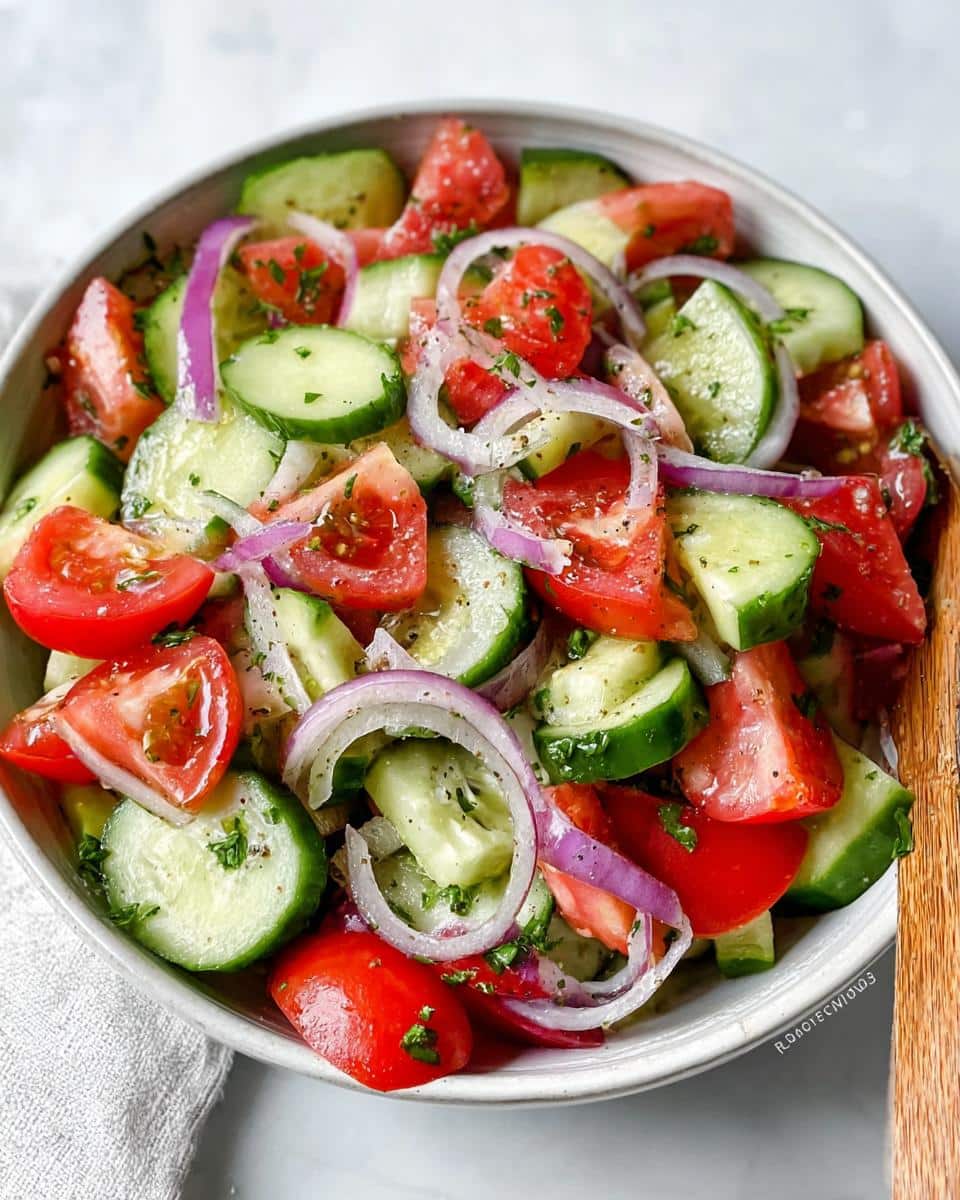 cucumber tomato salad recipe - detail 3