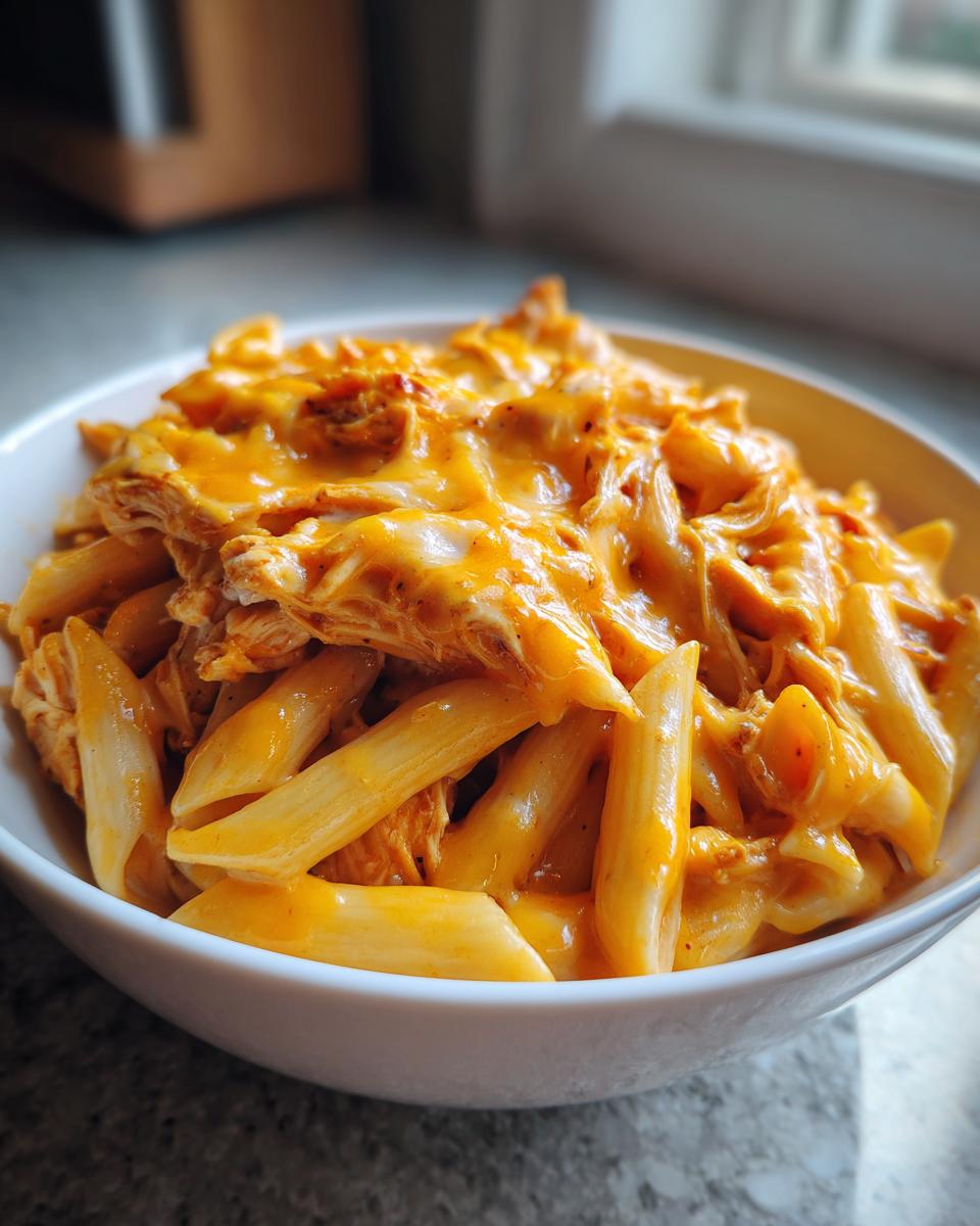 cheesy chicken pasta - detail 2