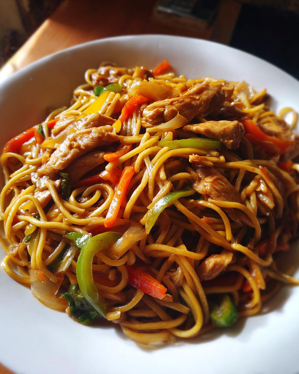 chicken hakka noodles - detail 3