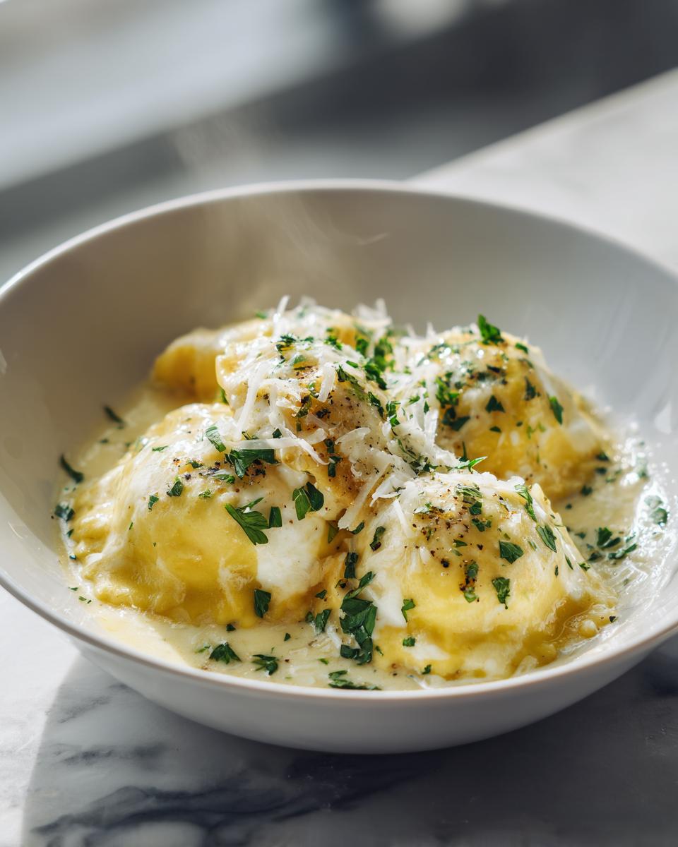 creamy ravioli sauce - detail 3