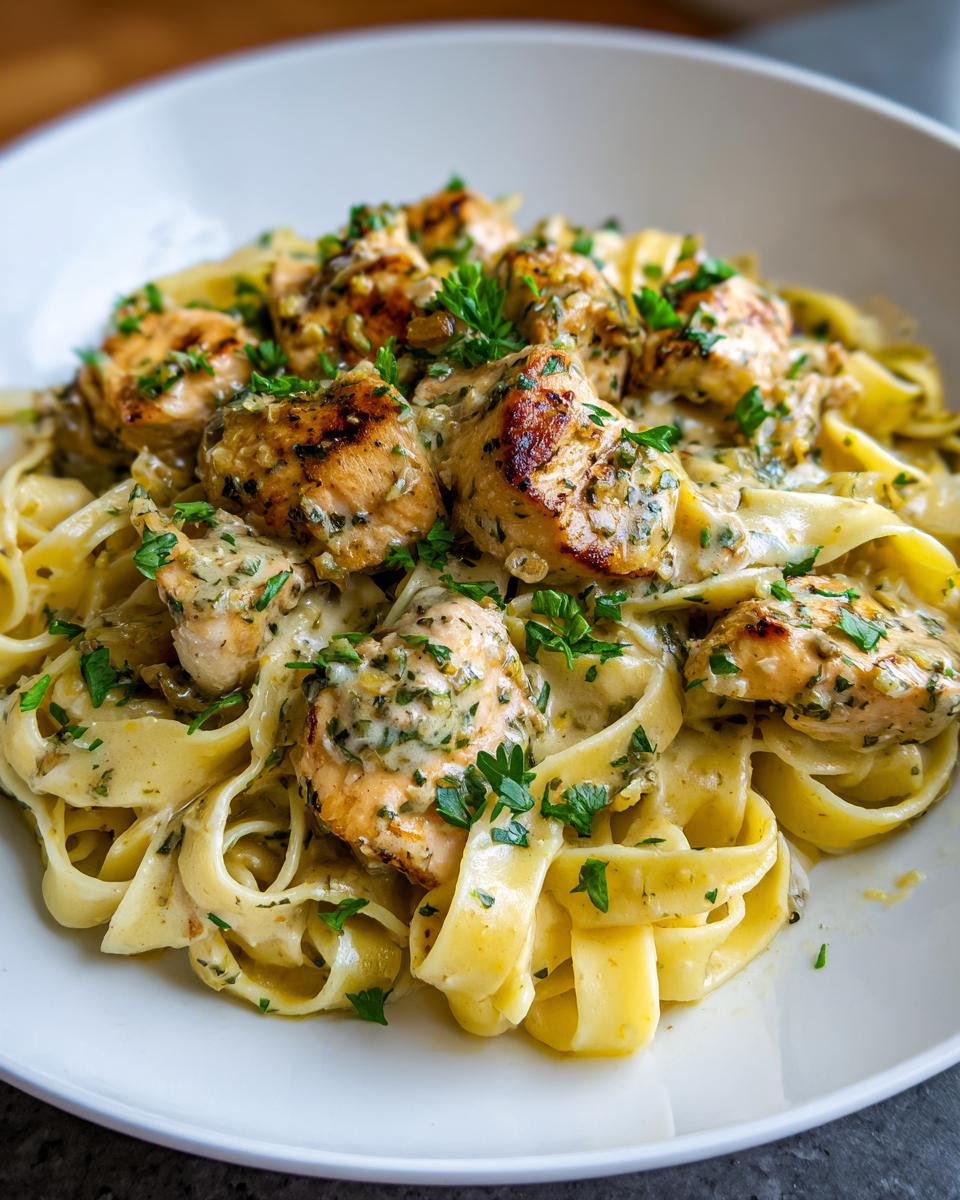 marry me chicken pasta - detail 1