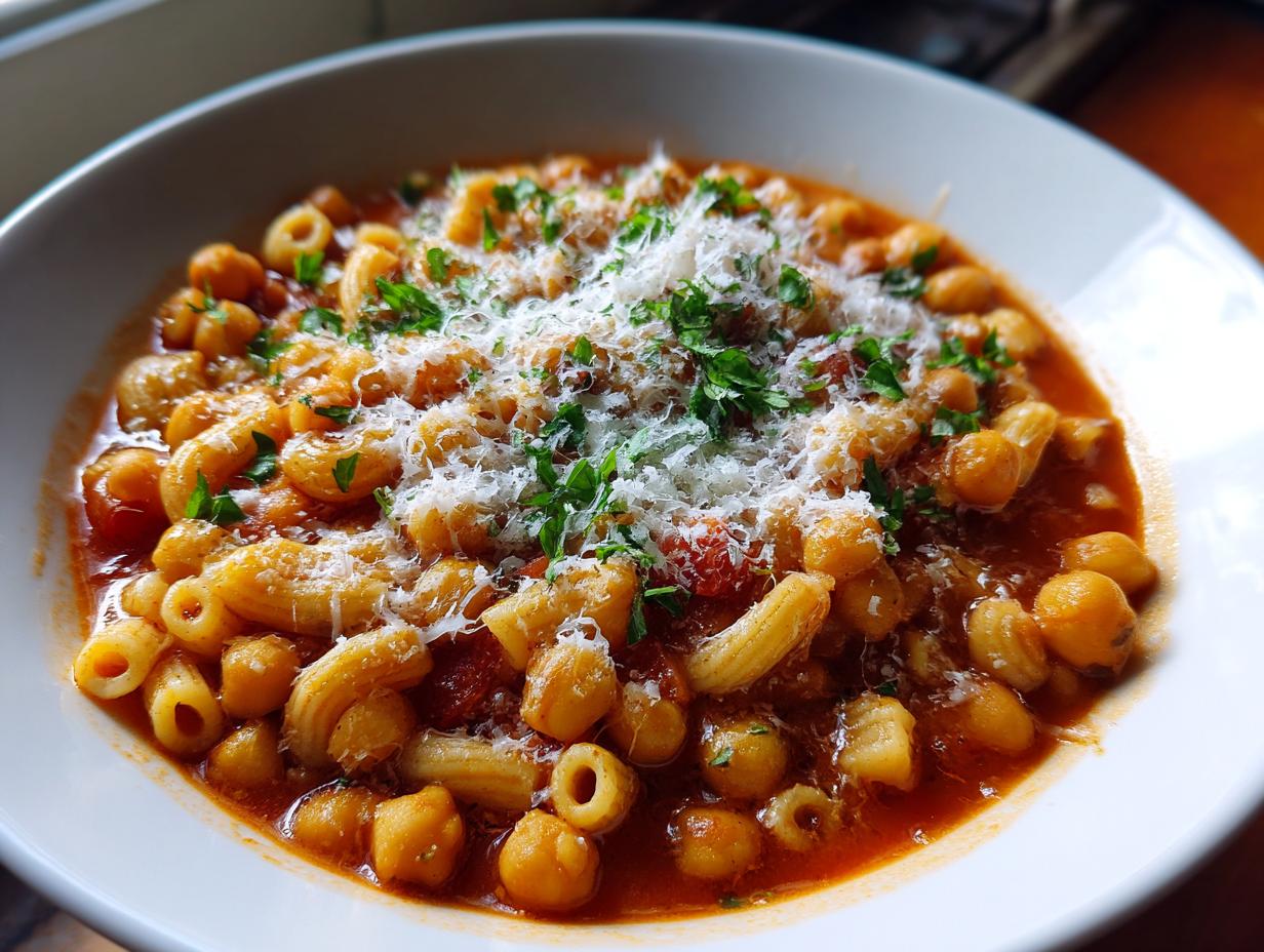 Hearty Pasta e Ceci Recipe: 12-Minute Comfort in a Bowl